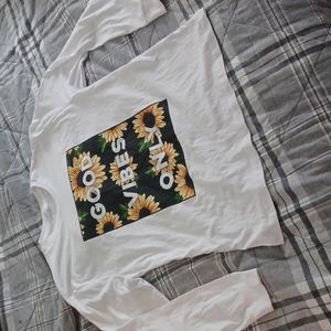 Sun Flowers Good vibes only long sleeve